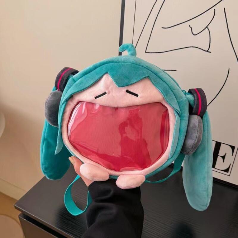 Japanese Lifestyle Goods - Pluszowa torba crossbody Hatsune Miku w