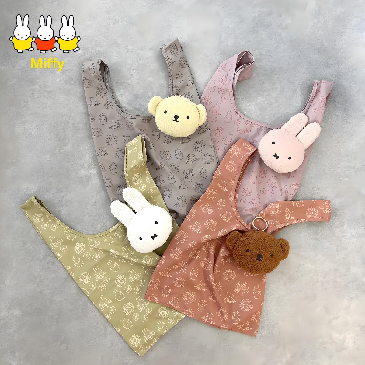 Japanese Lifestyle Goods - Torba na zakupy Kawaii Miffy Rabbit