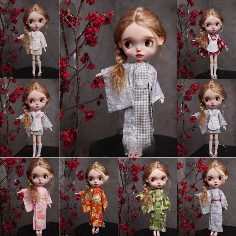 Japanese Lifestyle Goods - Strój pokojówki w stylu japońskim, kimono,