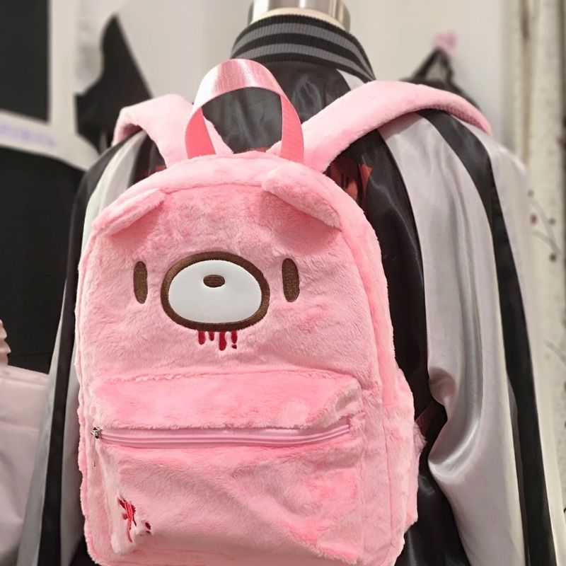 Uroczy plecak Gloomy Bear, róż – Japanese Lifestyle Goods recenzja i cena