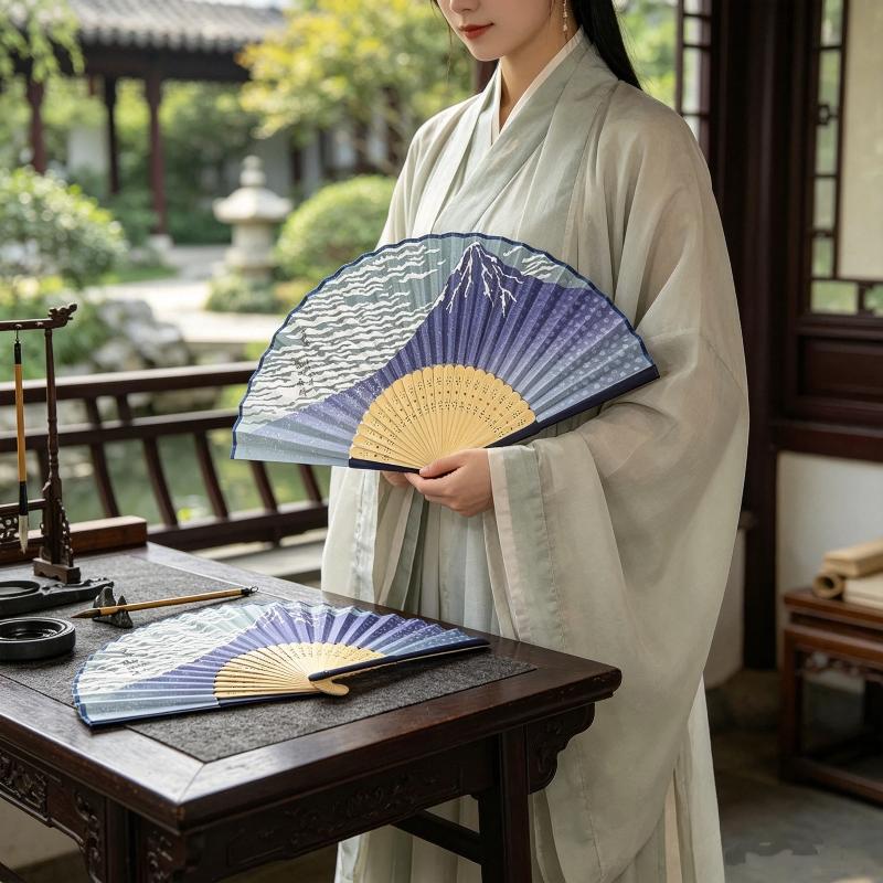 Wachlarz składany Ukiyoe z bam – Fan Sensu Folding recenzja i cena