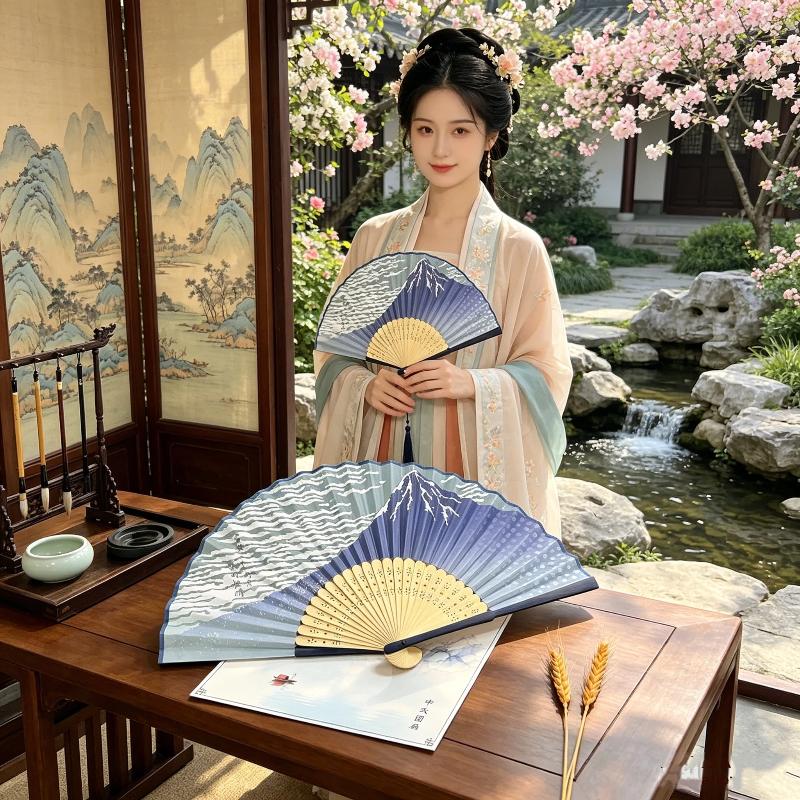 Wachlarz składany Ukiyoe z bam – Fan Sensu Folding recenzja i cena